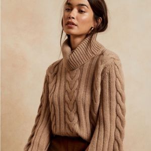 Banana Republic Chunky Cable Knit Rollneck
Sweater